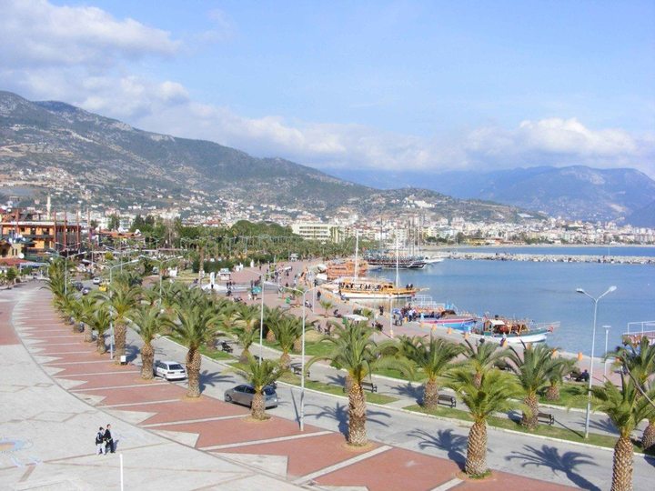 Promenade at Alanya harbour