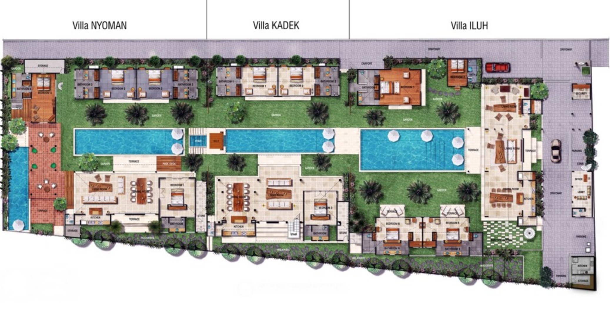 5 Star Villa for Rent in Bali, Bali Villa 2084