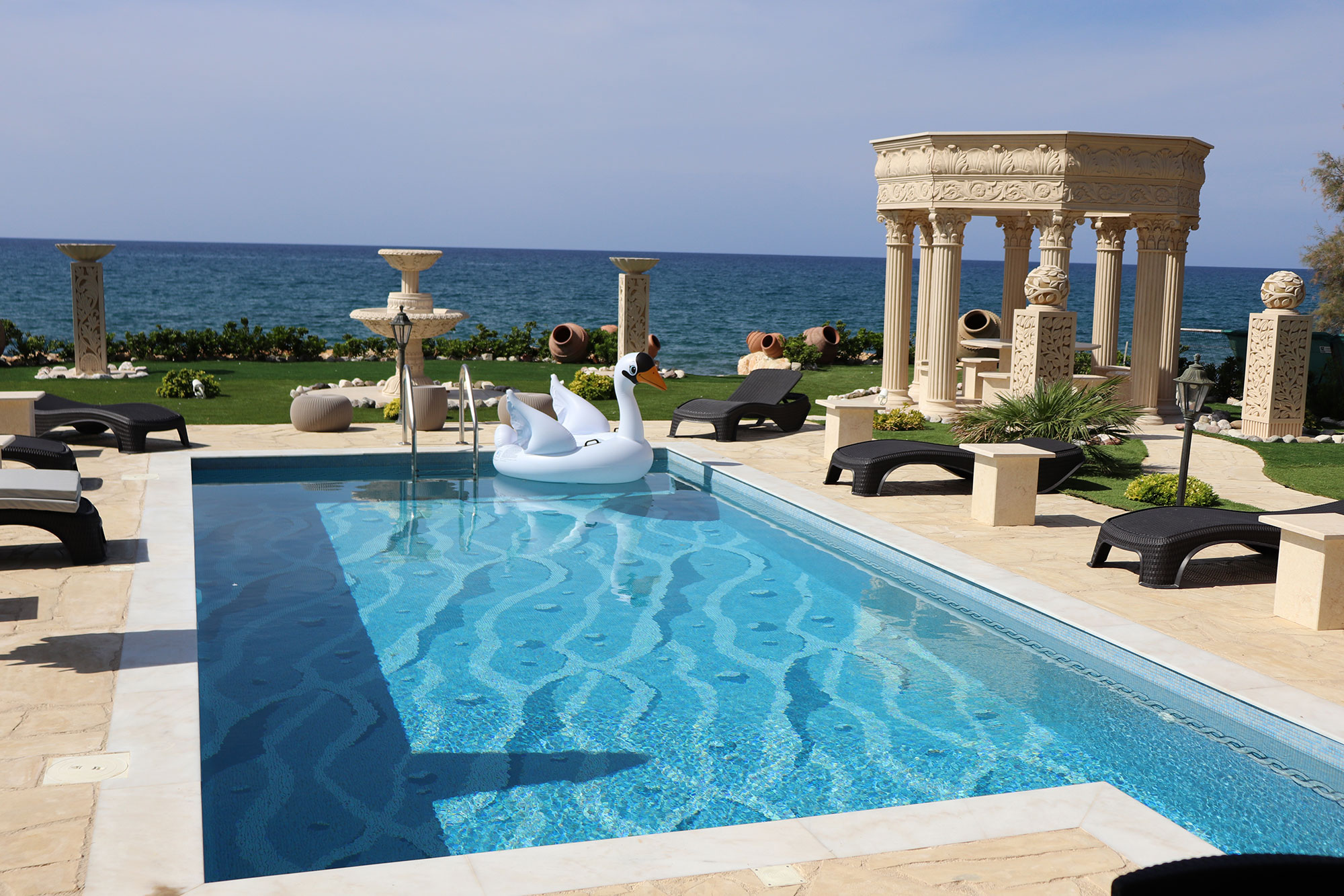 Imagine Renting Your Own 5-Star Private Cyprus Villa on the Beach, Paphos Villa 1411