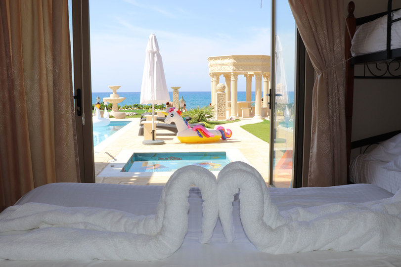 Imagine Renting Your Own 5-Star Private Cyprus Villa on the Beach, Paphos Villa 1411