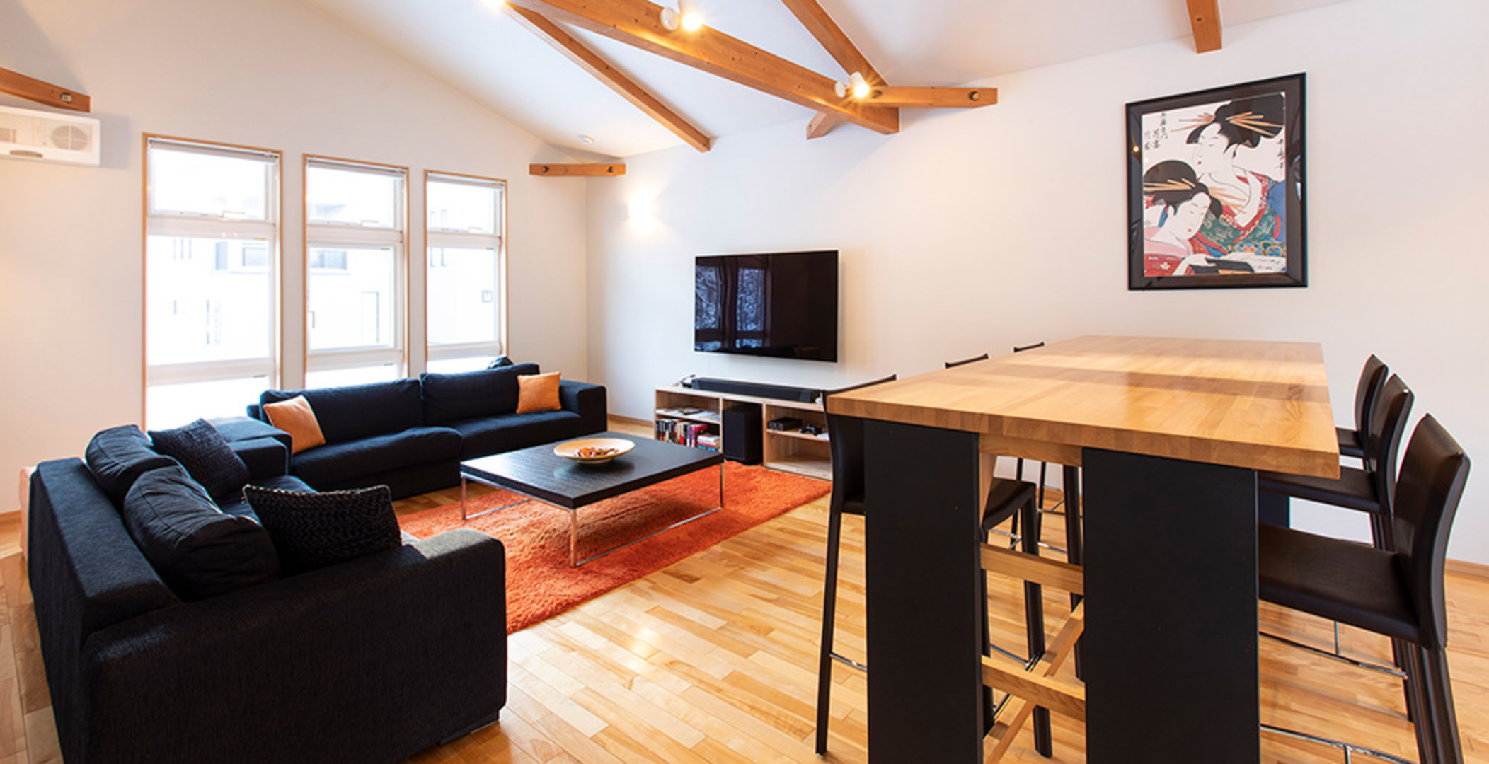 Exclusive 2 Bedroom Vacation Home in Hirafu, Close to Ski Resort, Niseko Apartment 1016