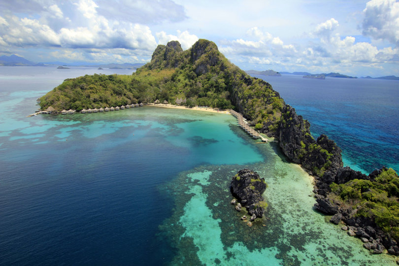 5 Star Exclusive Water Cottage on Apulit Island Resort, El Nido Cottage 1001