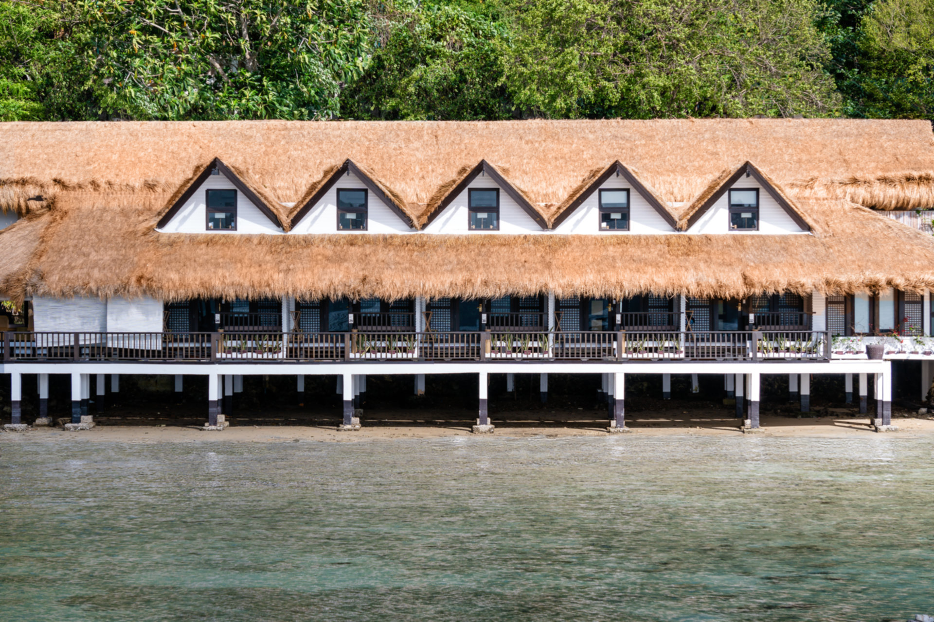 Beautiful 5 Star Water Cottage with Sea Views on Miniloc Island Resort, El Nido Cottage 1006