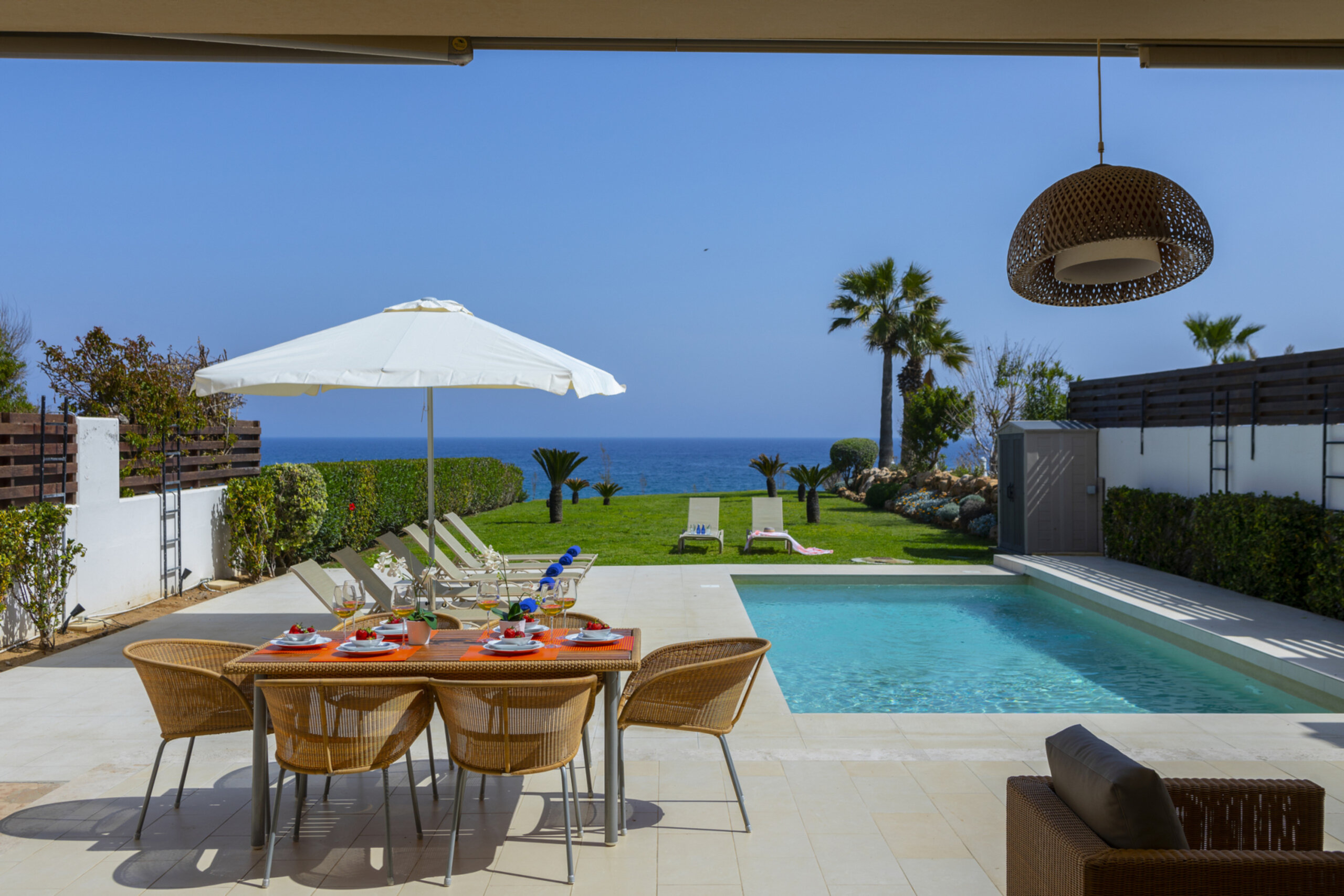 You and Your Family will Love this 5 Star Beachfront Villa, Protaras Villa 1536