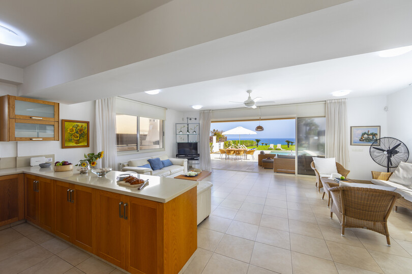 You and Your Family will Love this 5 Star Beachfront Villa, Protaras Villa 1536