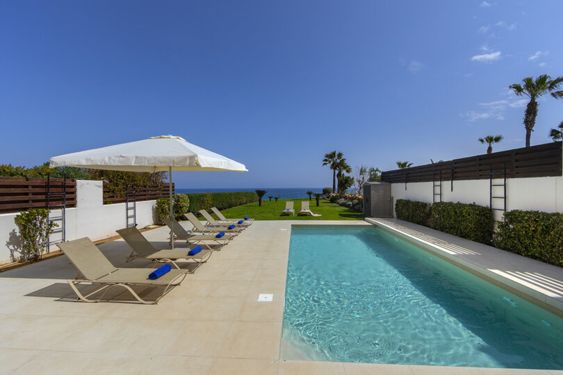 You and Your Family will Love this 5 Star Beachfront Villa, Protaras Villa 1536
