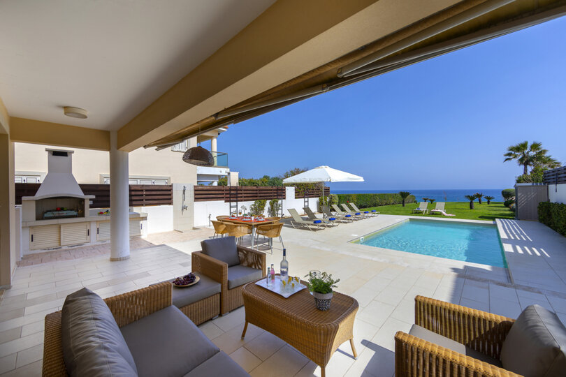You and Your Family will Love this 5 Star Beachfront Villa, Protaras Villa 1536