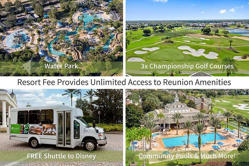 Perfect 3 Bedroom Condo on Reunion Resort and Spa,  Orlando Condo 5095
