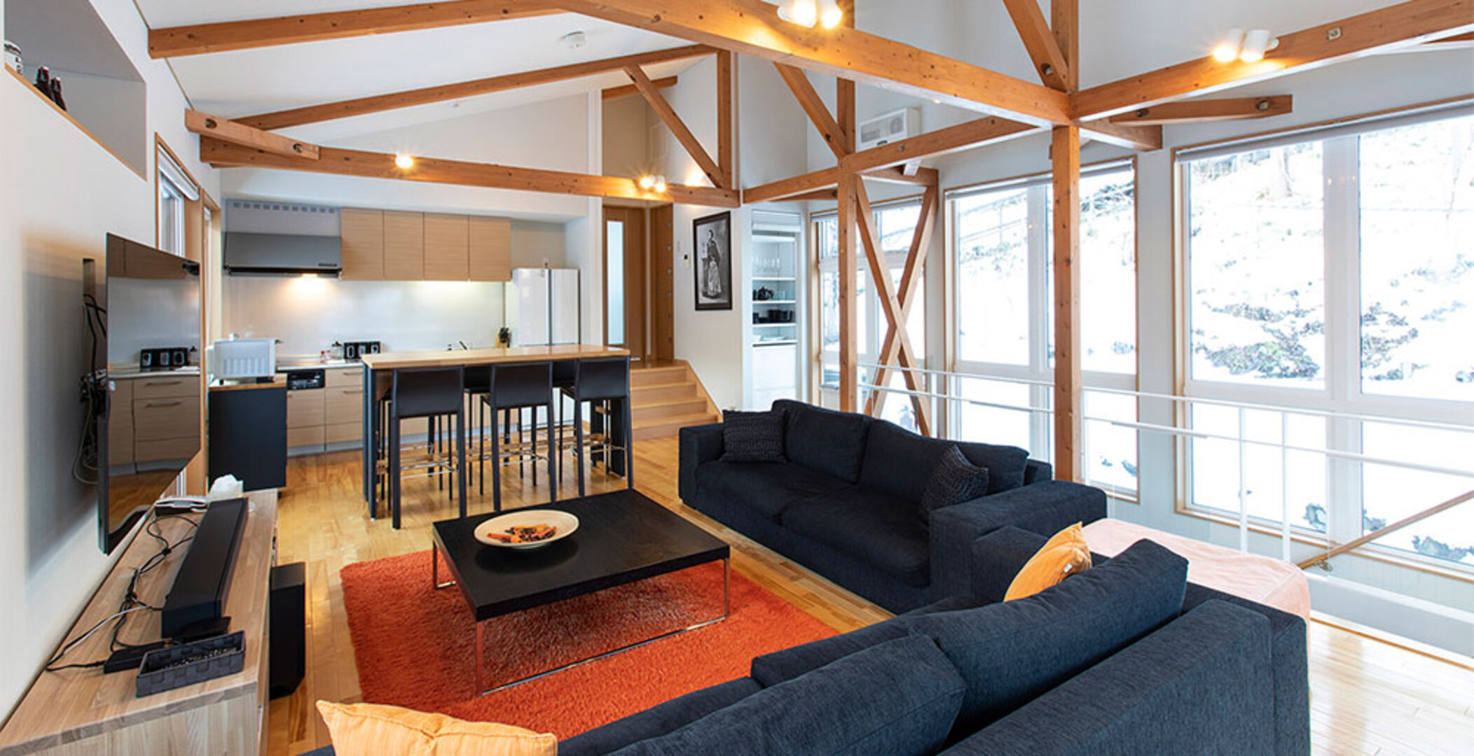 4 Vacation Chalet in Hirafu, Close to Ski Resort, Niseko Chalet 1020