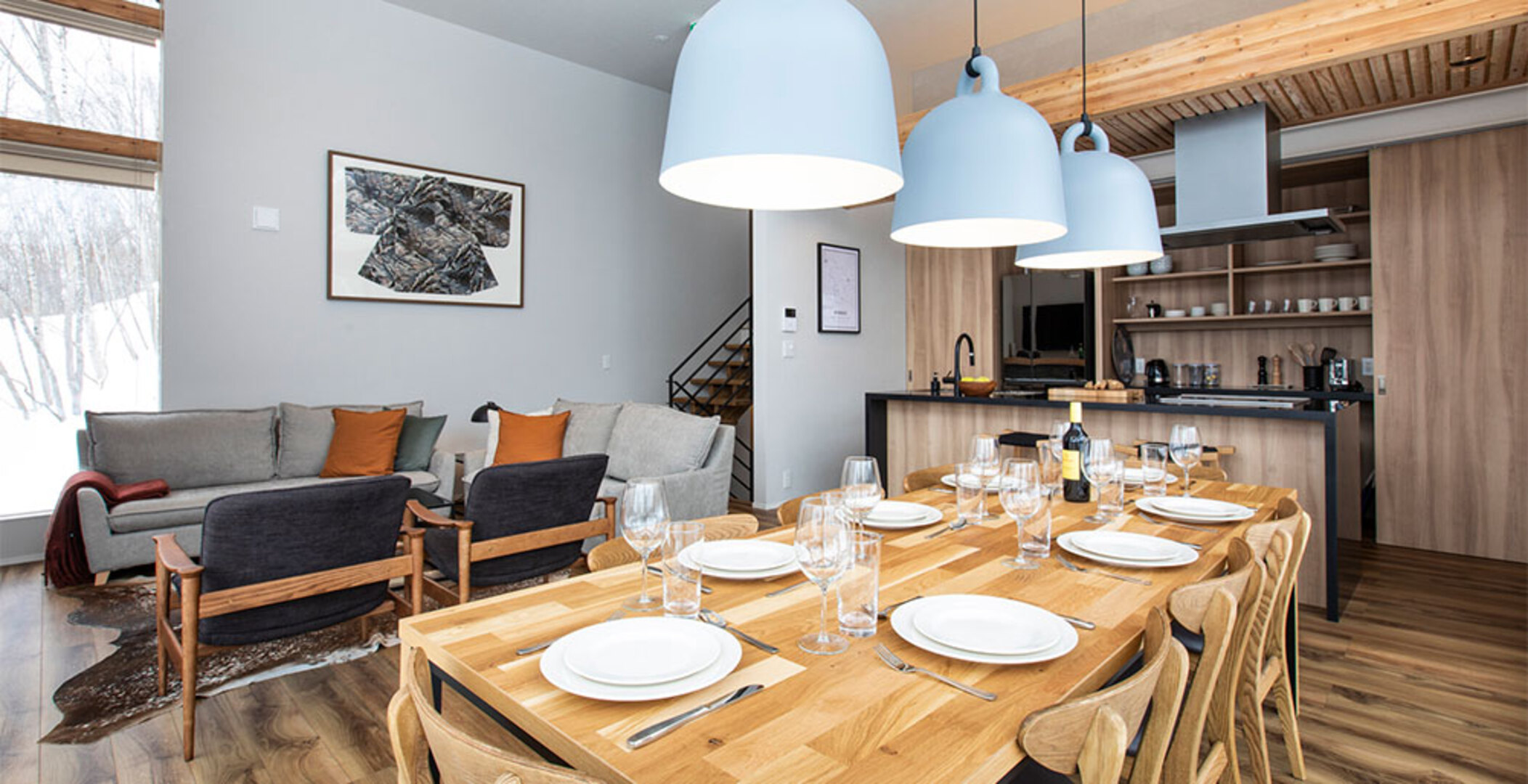 3 Vacation Chalet in Hirafu, Close to Ski Resort, Niseko Chalet 1024
