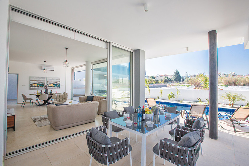 Imagine Your Family Renting This Luxury Contemporary Style Villa in Protaras, Protaras Villa 1566