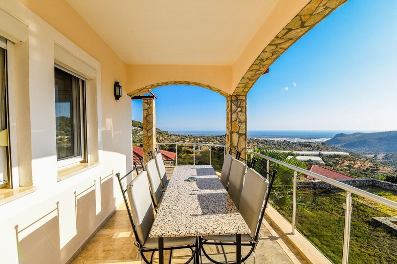 Exclusive 3  Bedroom Villa Overlooking Patara Beach, Fethiye Villa 1007