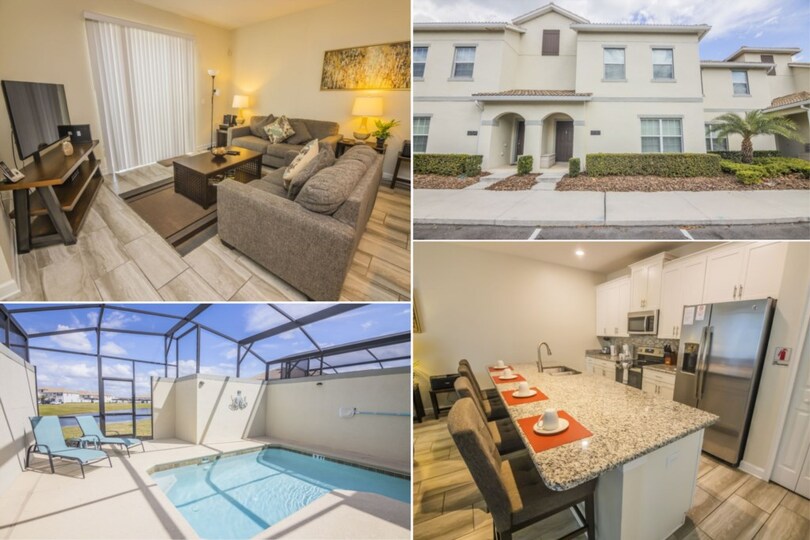 Luxury Townhome with Fantastic Private Pool on Storey Lake Resort, Florida Townhome 6074, Kissimmee, United States