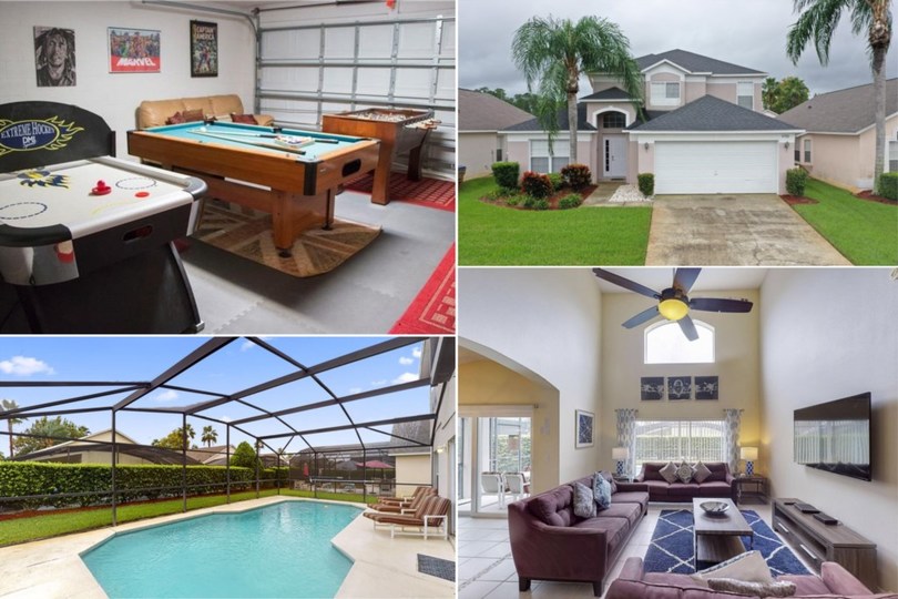 Luxury Contemporary Style Villa on Lake Berkley Resort, Florida Villa 6150, Kissimmee, United States