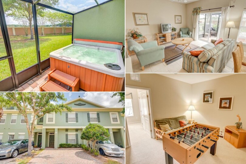 Exclusive Holiday Townhouse on Coral Cay Resort, minutes from Disney, Florida Townhouse 4203, Kissimmee, United States