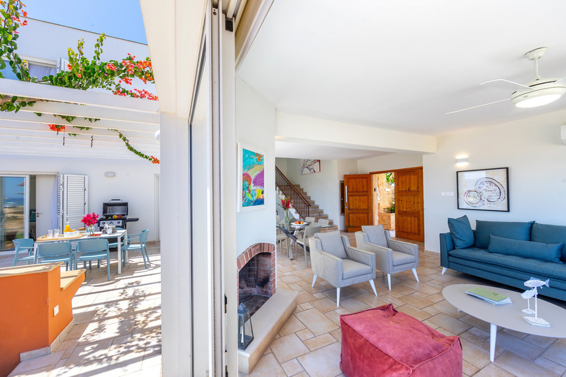Beachfront Protaras Villa 1031