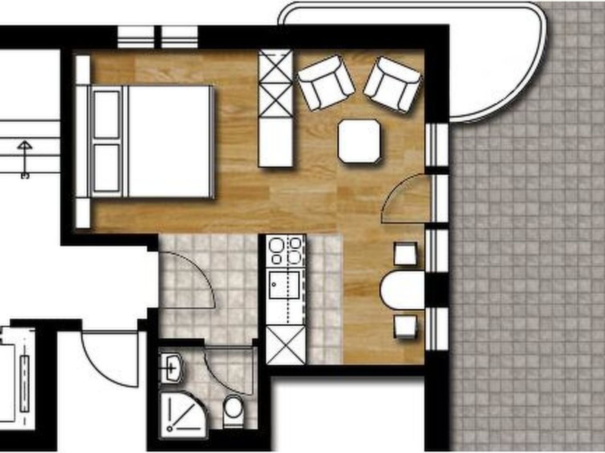 Valais Zen: 1-Bed Villa Haven,1378