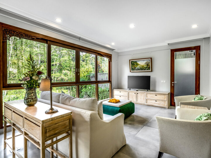 Pala Ubud - Villa Batur - Restful living area