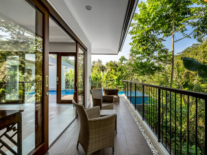 Pala Ubud - Villa Seraya B - Serene balcony to  rest and reflect