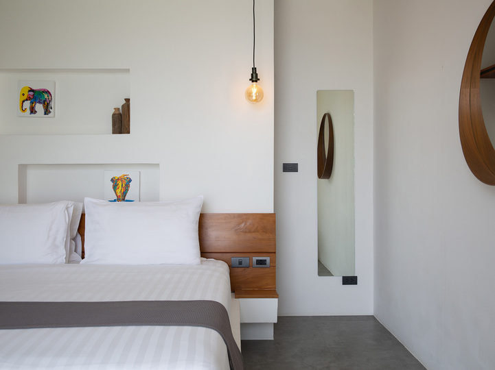 Restful guest bedroom