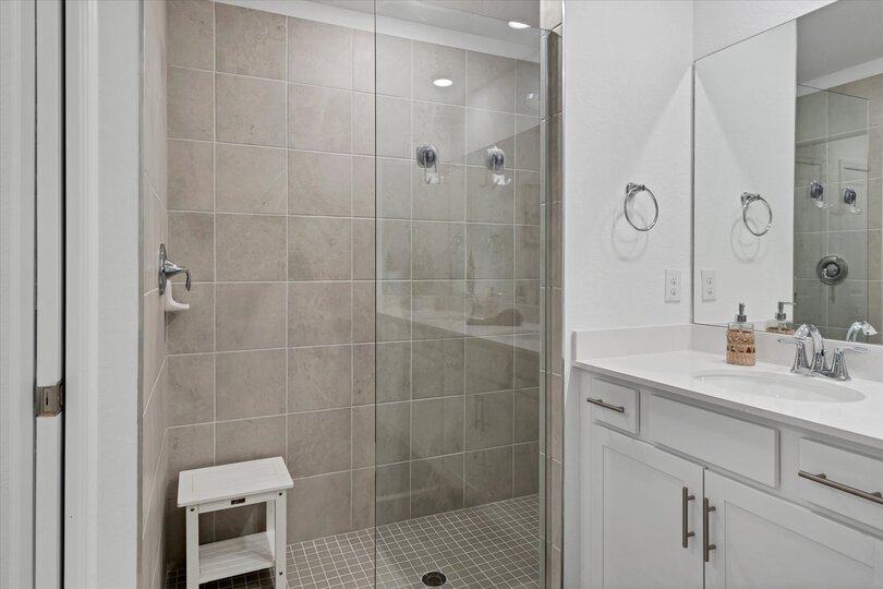Ensuite includes walk-in shower and double vanities