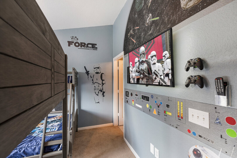 The kids will love their bedroom with a SMART TV and Xbox One