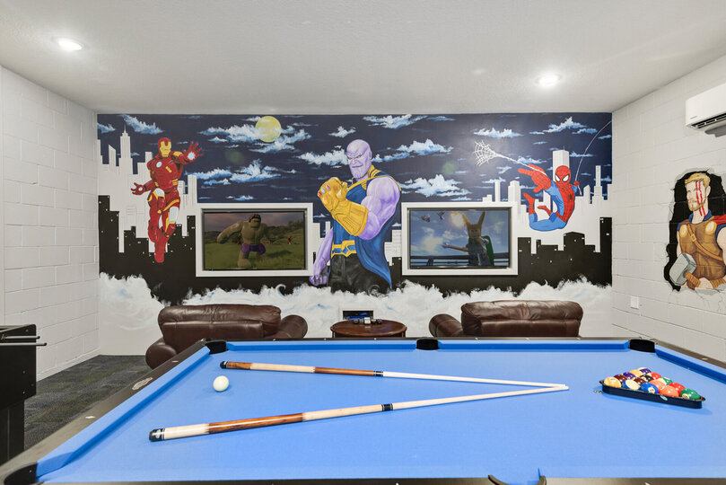 Spend your day playing in the newly renovated games room