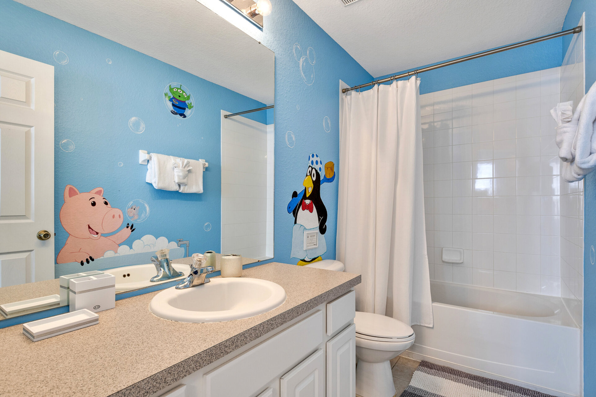 Kids will have their own bathroom