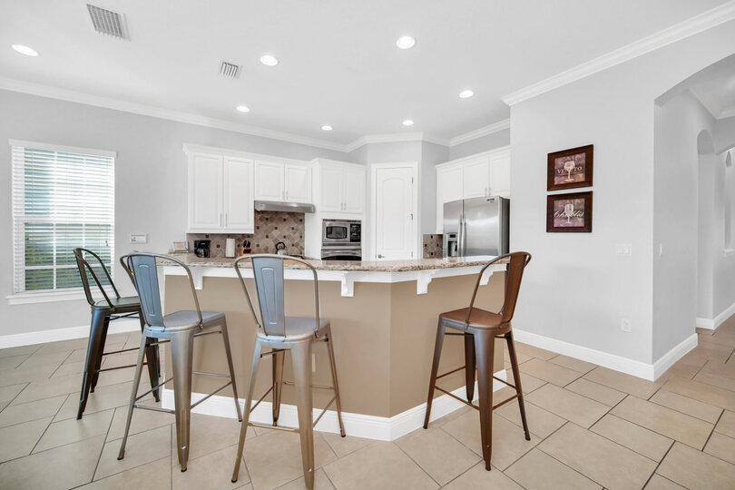 Prepare your favorite meal in this gourmet kitchen