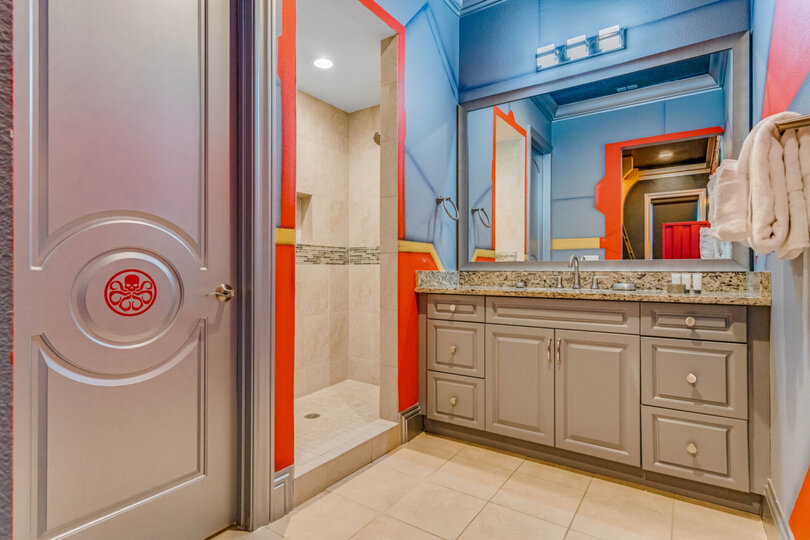 Room boasts large ensuite bathroom