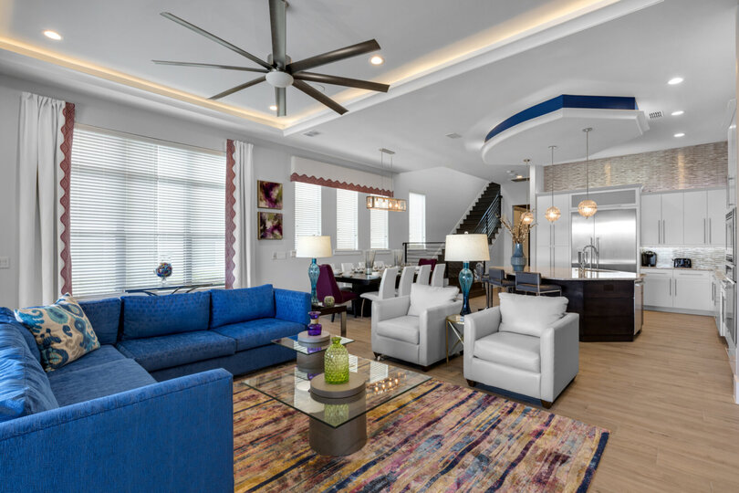 This living space is truly incredible