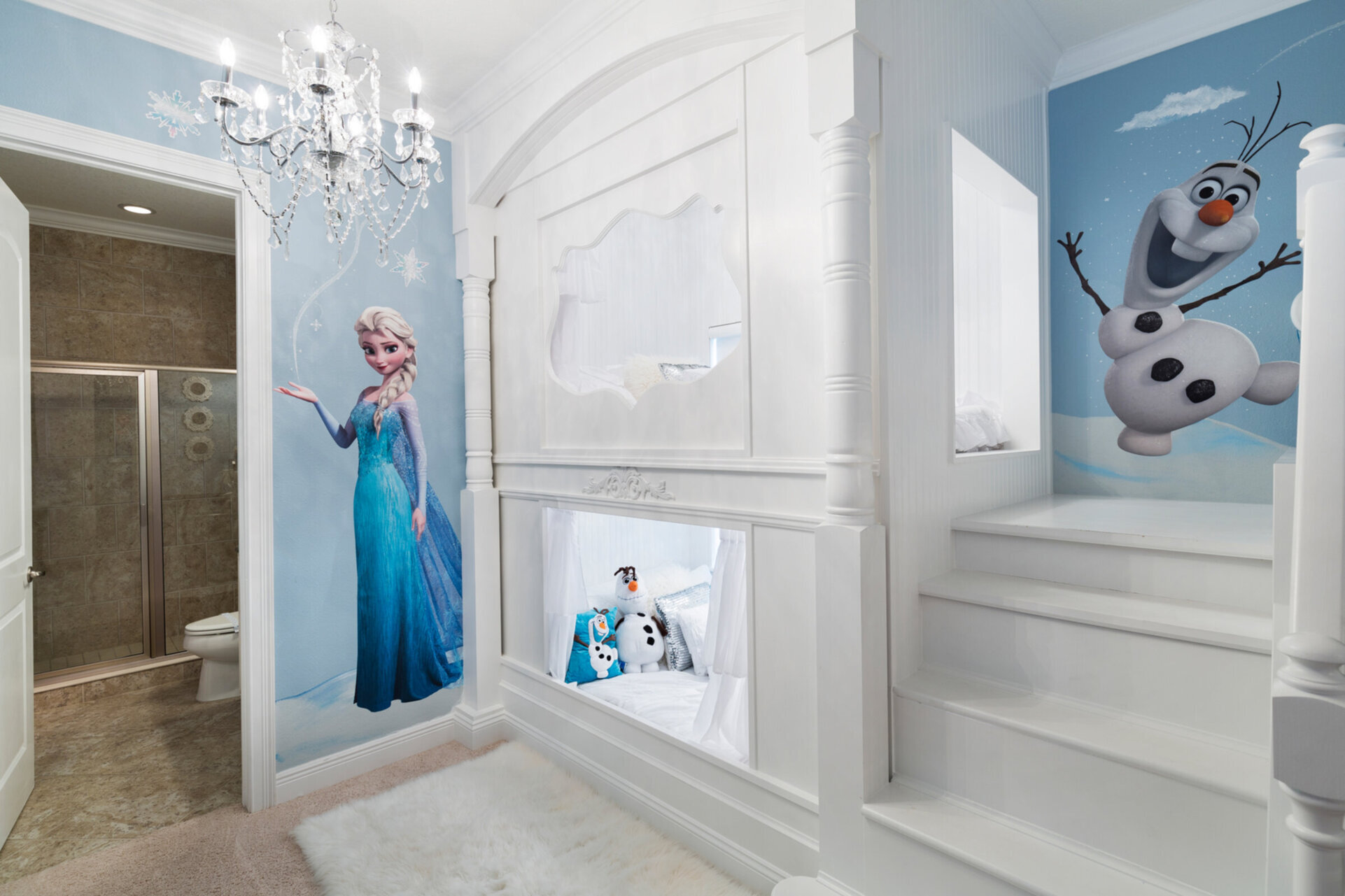 The princesses will love their bedroom