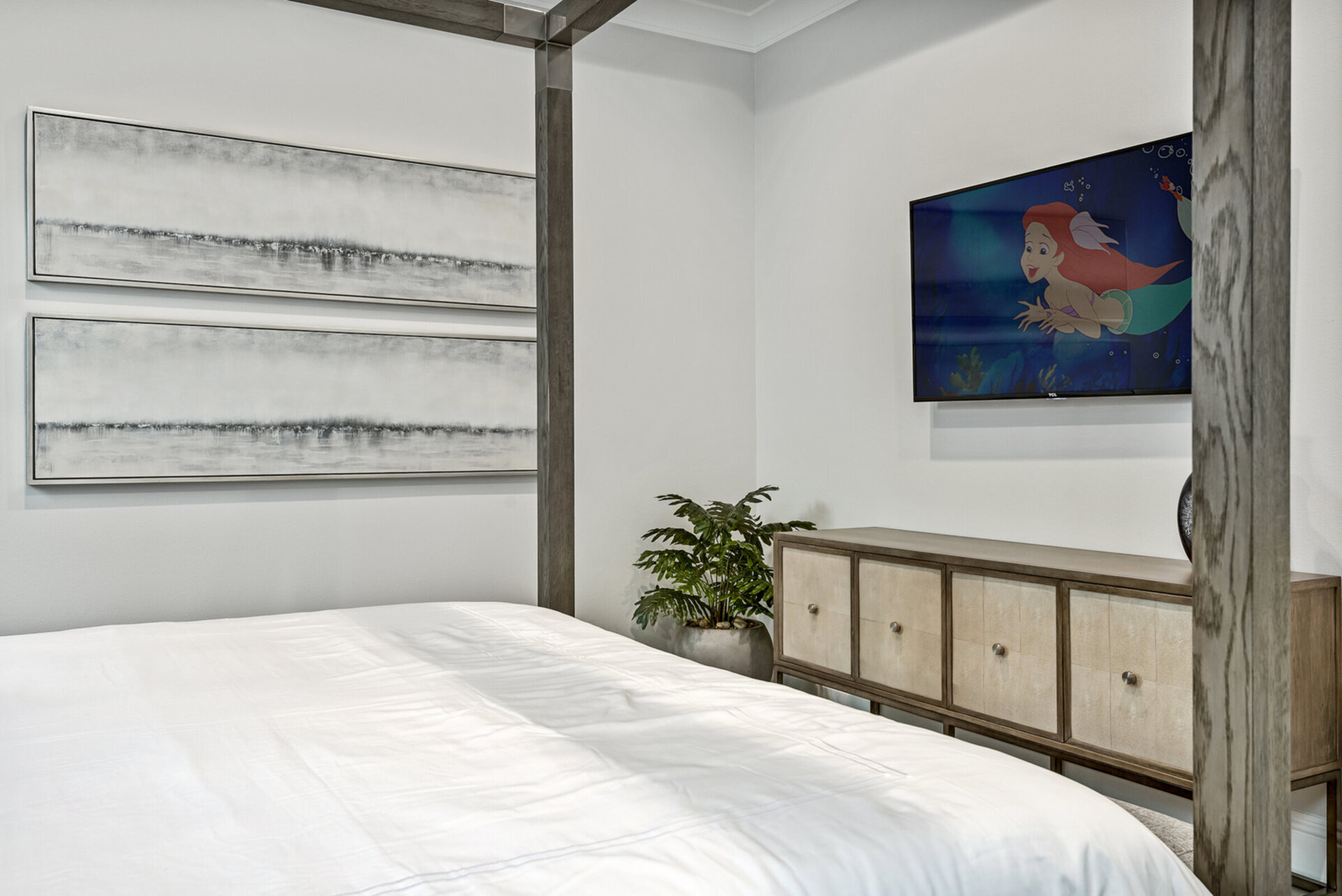 Enjoy your SMART TV while relaxing in your suite