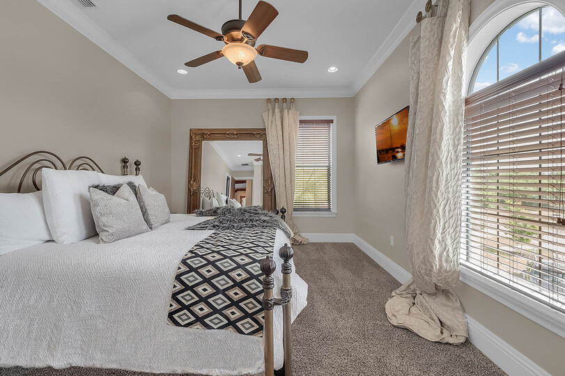A comfortable King bedroom