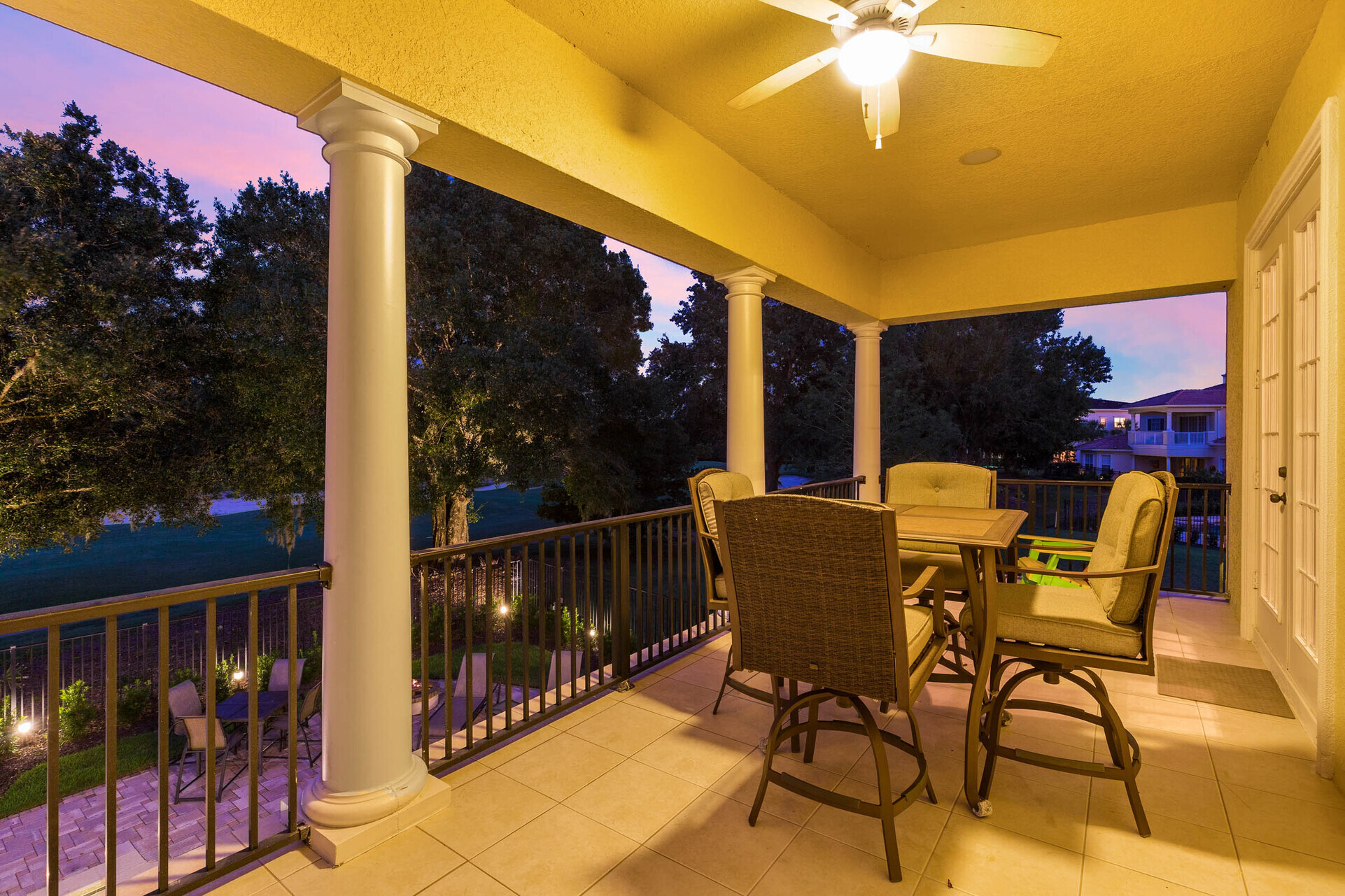 Balcony seating
