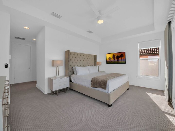 End your night in this luxurious suite with a king bed