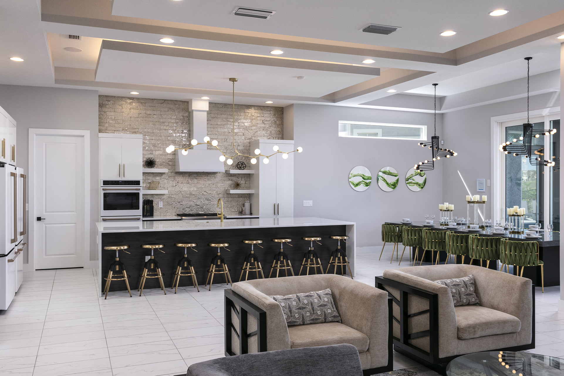 The open floor plan will bring the family closer together