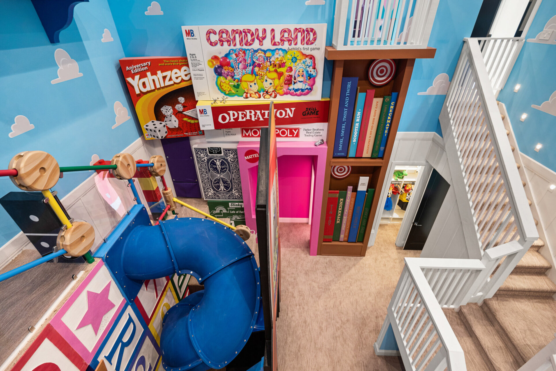 There is so much to see within the Toy-Land themed playroom