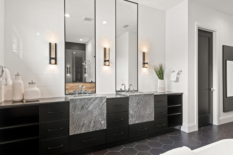 Dual vanities
