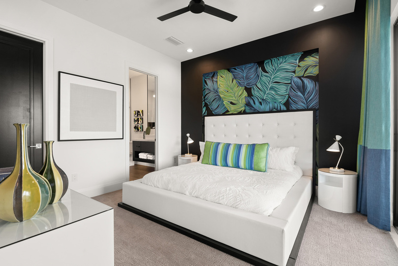 Master Suite furnished with a king-size bed