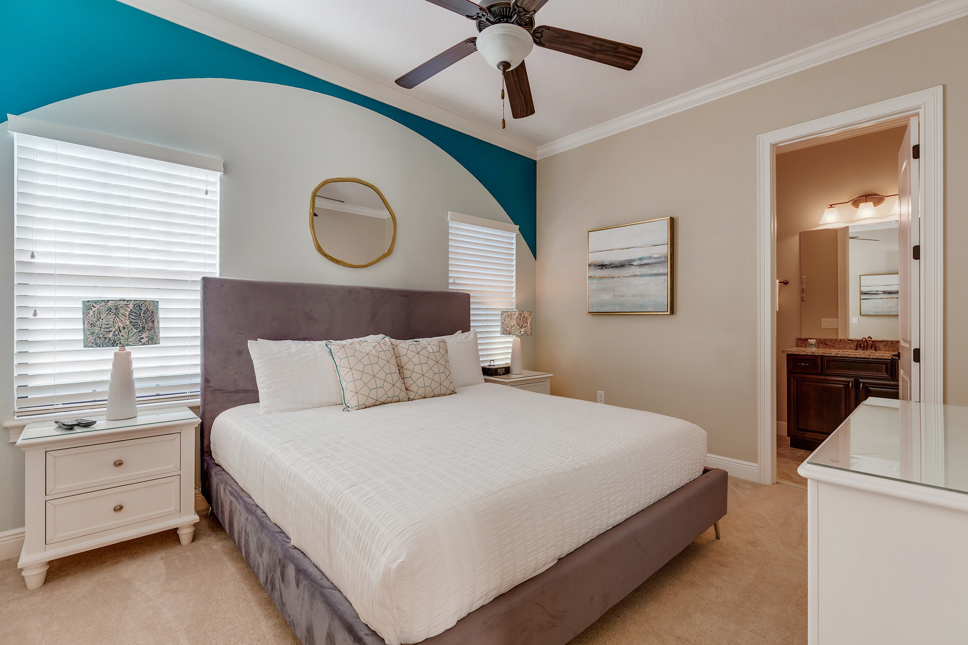 Another king bedroom with wonderful natural light