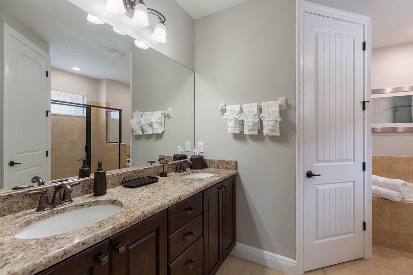 Ensuite bathroom connected to second floor Master Suite