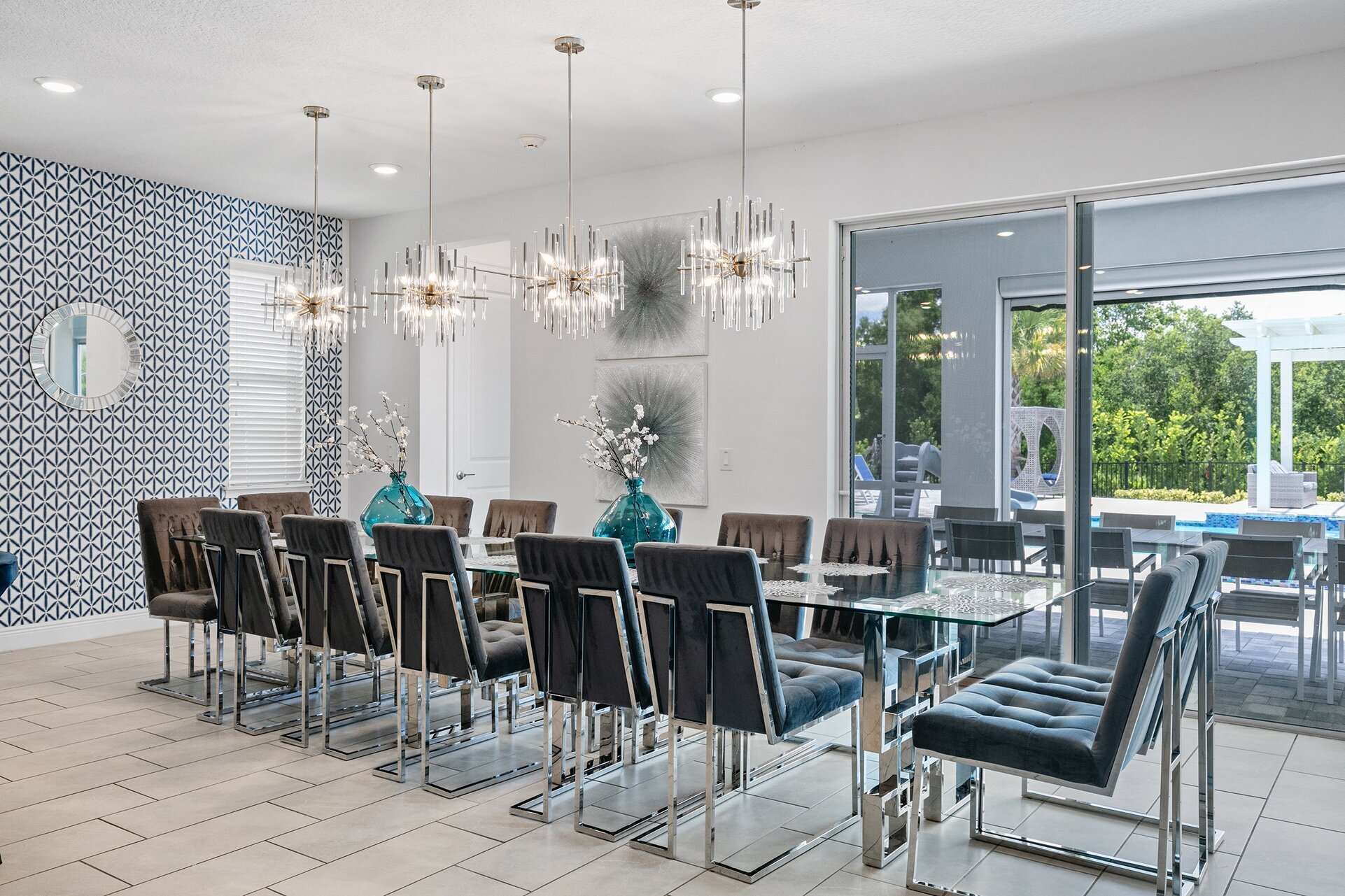 Gather at the formal dining table delicious family meals