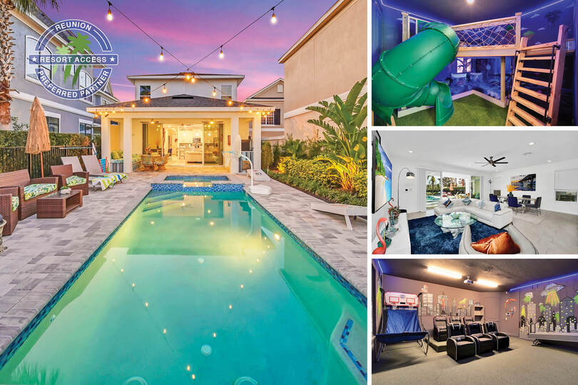 Elegant 4 Bedroom Oasis in Orlando,6613, Kissimmee, United States