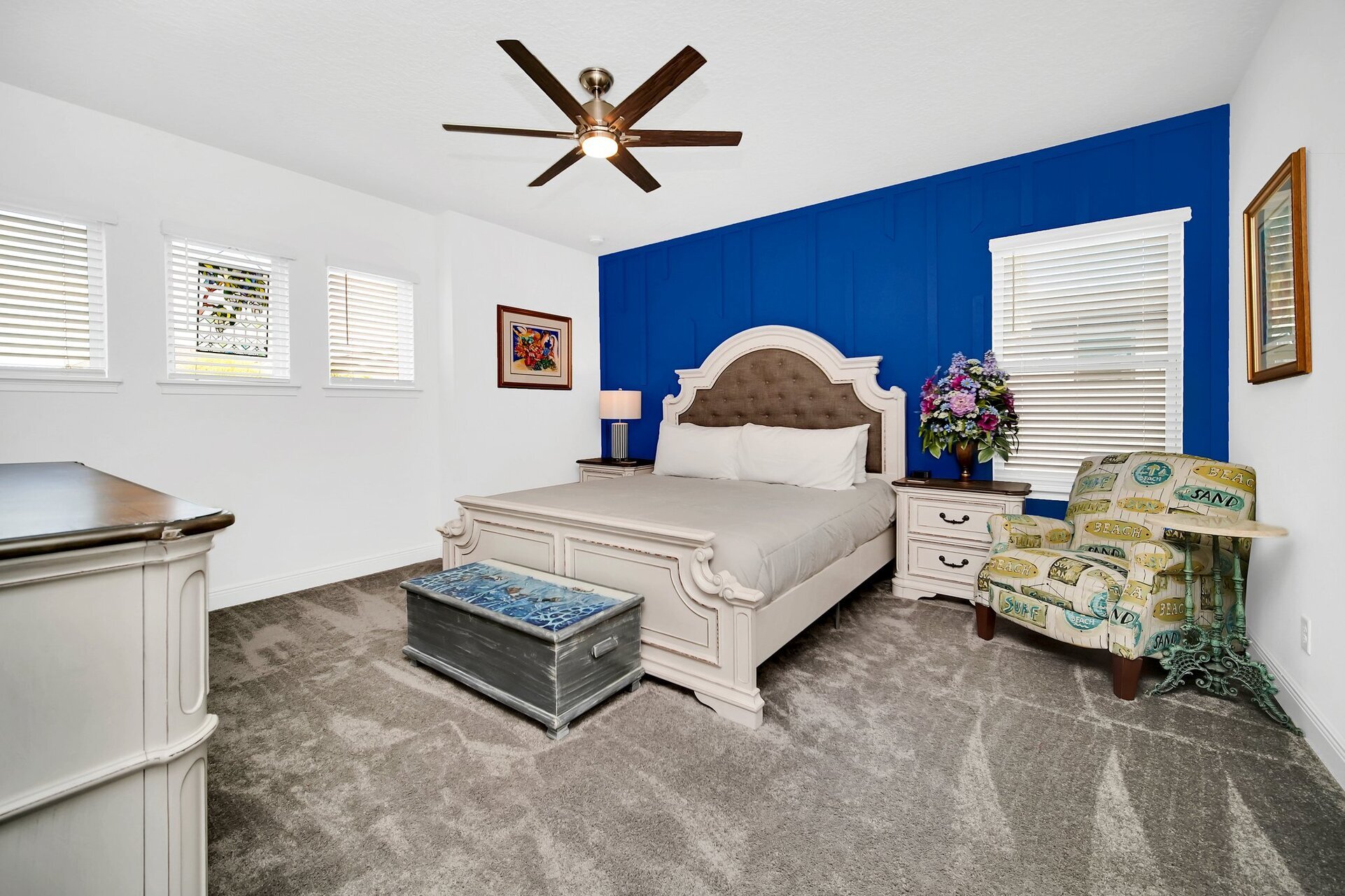 The master suite is located on the 2nd floor