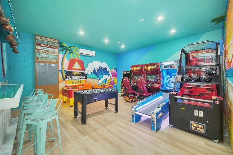 Have a blast in the game room, equipped with classic arcades and other fun games for endless entertainment