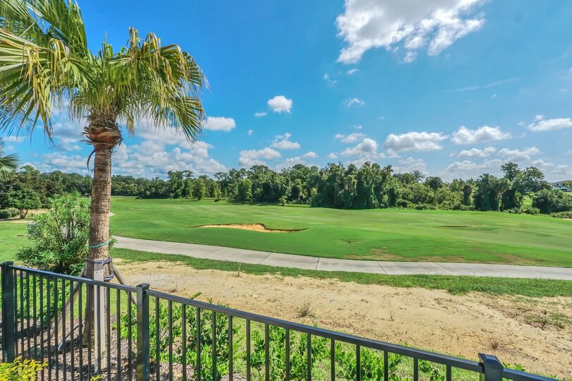 Enjoy the beauty of the golf course's serene view and the natural harmony of the environment