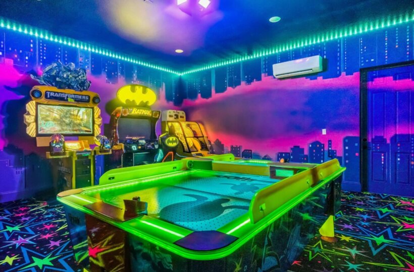 Perfect for the family to go hang out in the evenings and play games