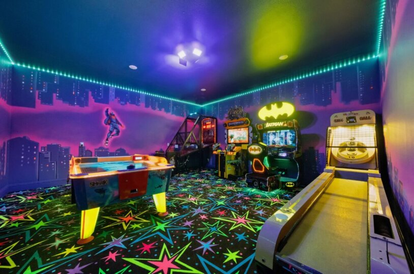 Perfect for the family to go hang out in the evenings and play games
