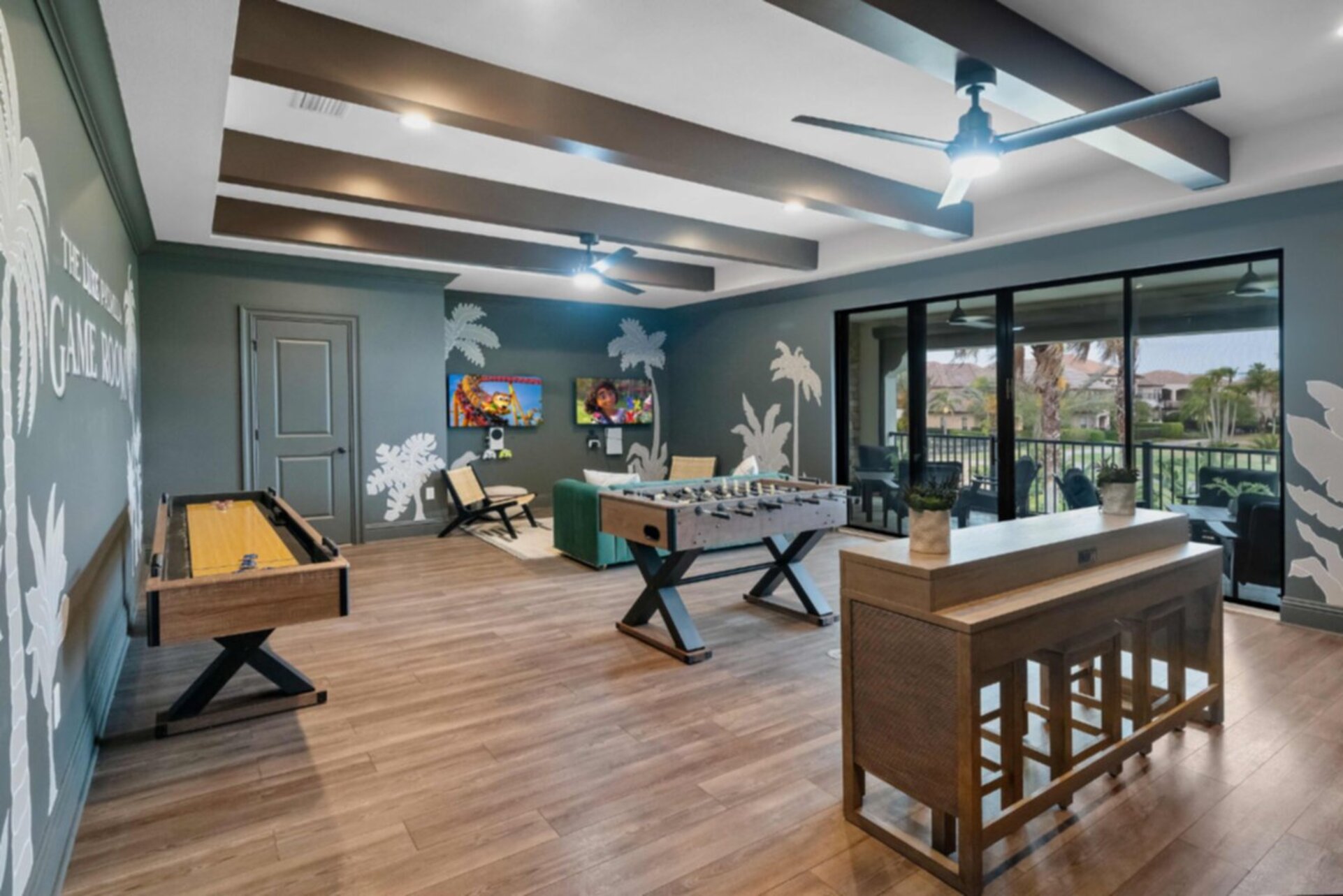 Perfect for the family to go hang out in the evenings and play games